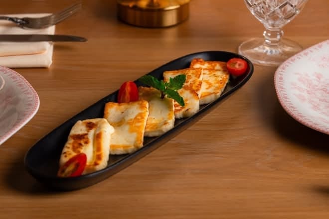 Grilled Halloumi.